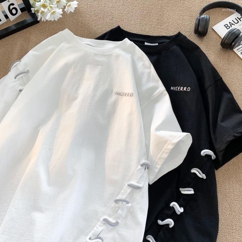 

Men's T Shirts Legible Summer Casual Short Sleeve Men Loose Solid T-shirt Male O Neck Collar Tee Shirt Man, Black