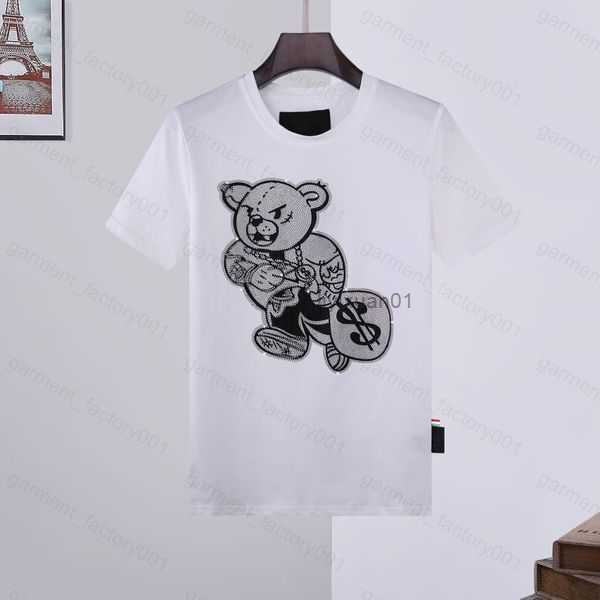 

Phillip Plain Men Designer Pp Skull Diamond Shirt Short Sleeve Dollar Brown Bear Brand Tee O-neck High Quality Skulls Tshirt Tees Tops 07 8 C33Y