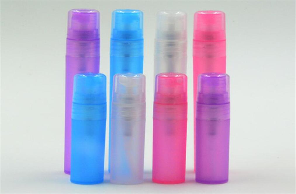 

4 Colors Travel Portable Perfume Bottle Spray Bottles Empty Cosmetic Containers 5ml 10ml Atomizer Plastic Pen 1008211364