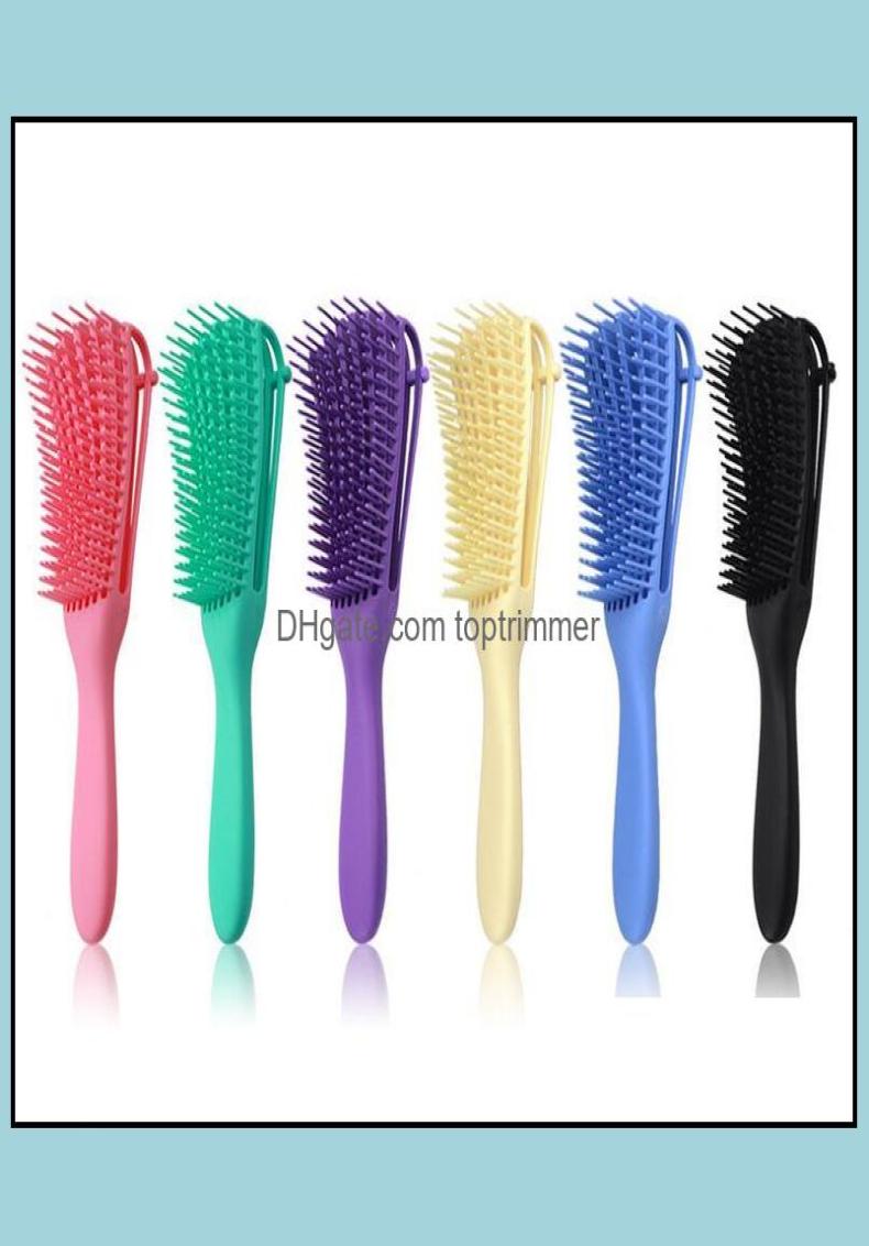 

Brushes Care Styling Tools Productsscalp Mas Detangling Brush Natural Der Removal Comb NonSlip Design For Curling Wavy Long Hai6776081