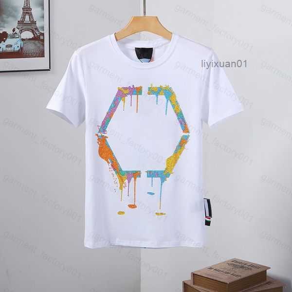 

Phillip Plain Men Designer Pp Skull Diamond Shirt Short Sleeve Dollar Brown Bear Brand Tee O-neck High Quality Skulls Tshirt Tees Tops 1 13 VV5Y, 10
