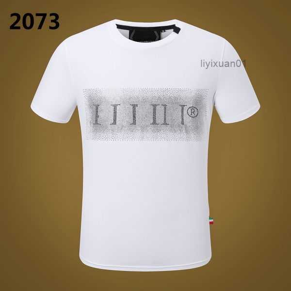 

Phillip Plain Men Designer Pp Skull Diamond Shirt Short Sleeve Dollar Brown Bear Brand Tee O-neck High Quality Skulls Tshirt Tees Tops Pp2079 20 SSVE, 22