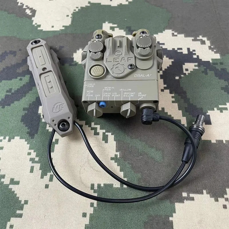 

SOTAC Tactical Airsoft Nylon DBAL A2 Red / Green Laser White Light Dual control switch Hunting -DE, Customize