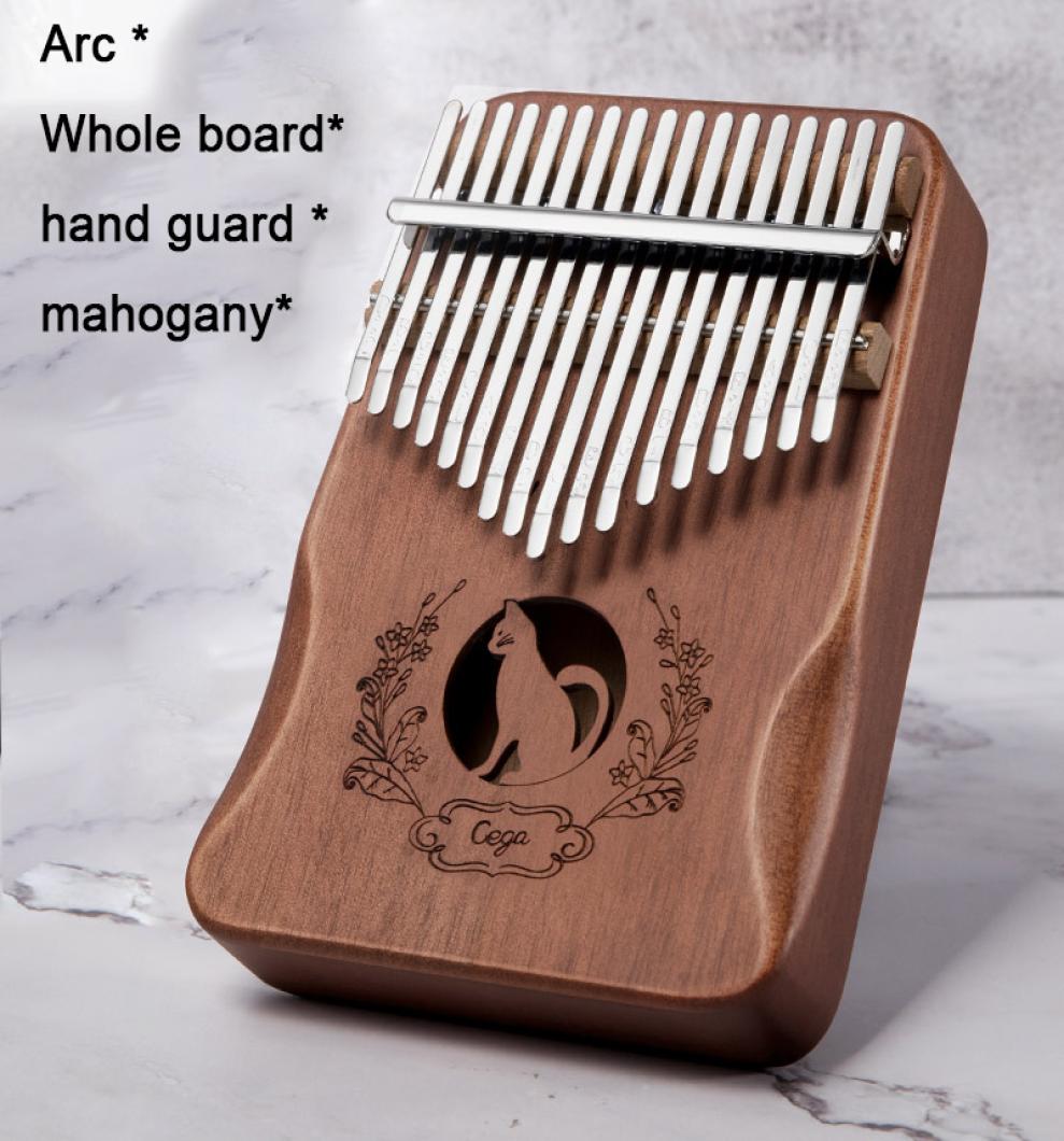 

17 Keys Kalimba Thumb Piano High Quality Wood Mahogany Mbira Body Musical Instruments With Learning Book Kalimba Piano factory who4574087