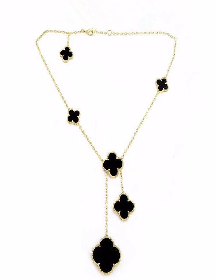 

big and small flower fashion necklace luxury designer jewelry women necklaces stainless steel jewelry luxury necklace flower neckl6984805