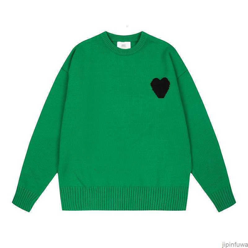 

Designers Amis Paris Hooded Sweater Amies De Coeur Embroidered a Heart Pattern Round Neck Jumper Couple Sweatshirts 6ztx