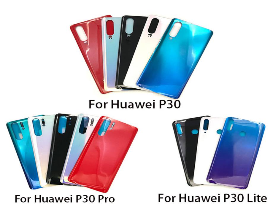 

10Pcs For Huawei P30 Pro Back Battery Glass Cover Adhesive For P30 Lite Nova 4E Replcement Rear Housing Door For Huawei P307929022