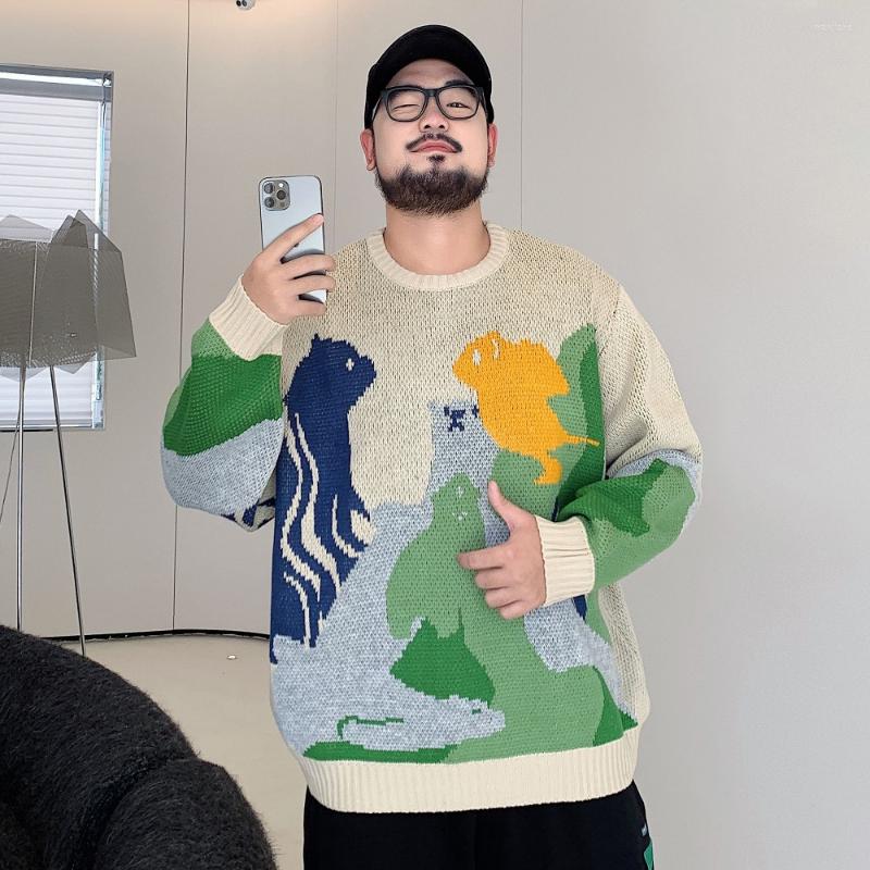 

Men's Sweaters Autumn Winter Plus Size Jacquard Casual Pullover Sweater Cold Blouse Fashion Men's O-neck Jacket Knitwears Men Clothes, Black