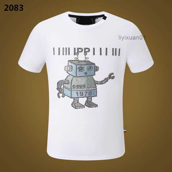 

Phillip Plain Men Designer Pp Skull Diamond Shirt Short Sleeve Dollar Brown Bear Brand Tee O-neck High Quality Skulls Tshirt Tees Tops Pp2079 6 0T9M