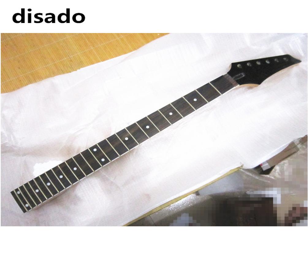 

disado 24 Frets Inlay dots maple Electric Guitar Neck rosewood fingerboard matte paint Whole Guitar Parts accessories4309267