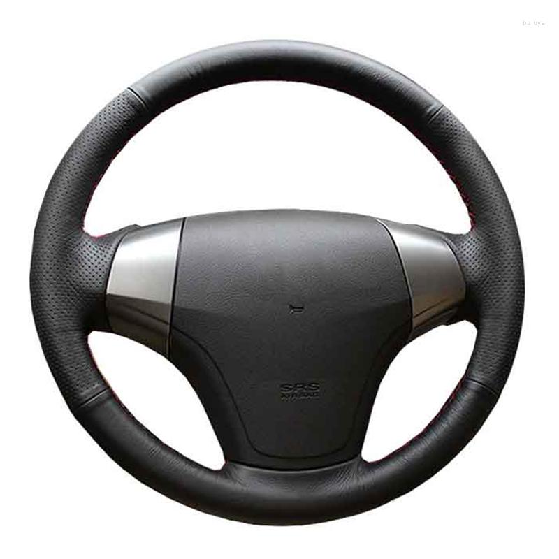 

Steering Wheel Covers Car Cover For Elantra 2008-2010 Customize DIY Wrap Microfiber Leather Hand Sewing