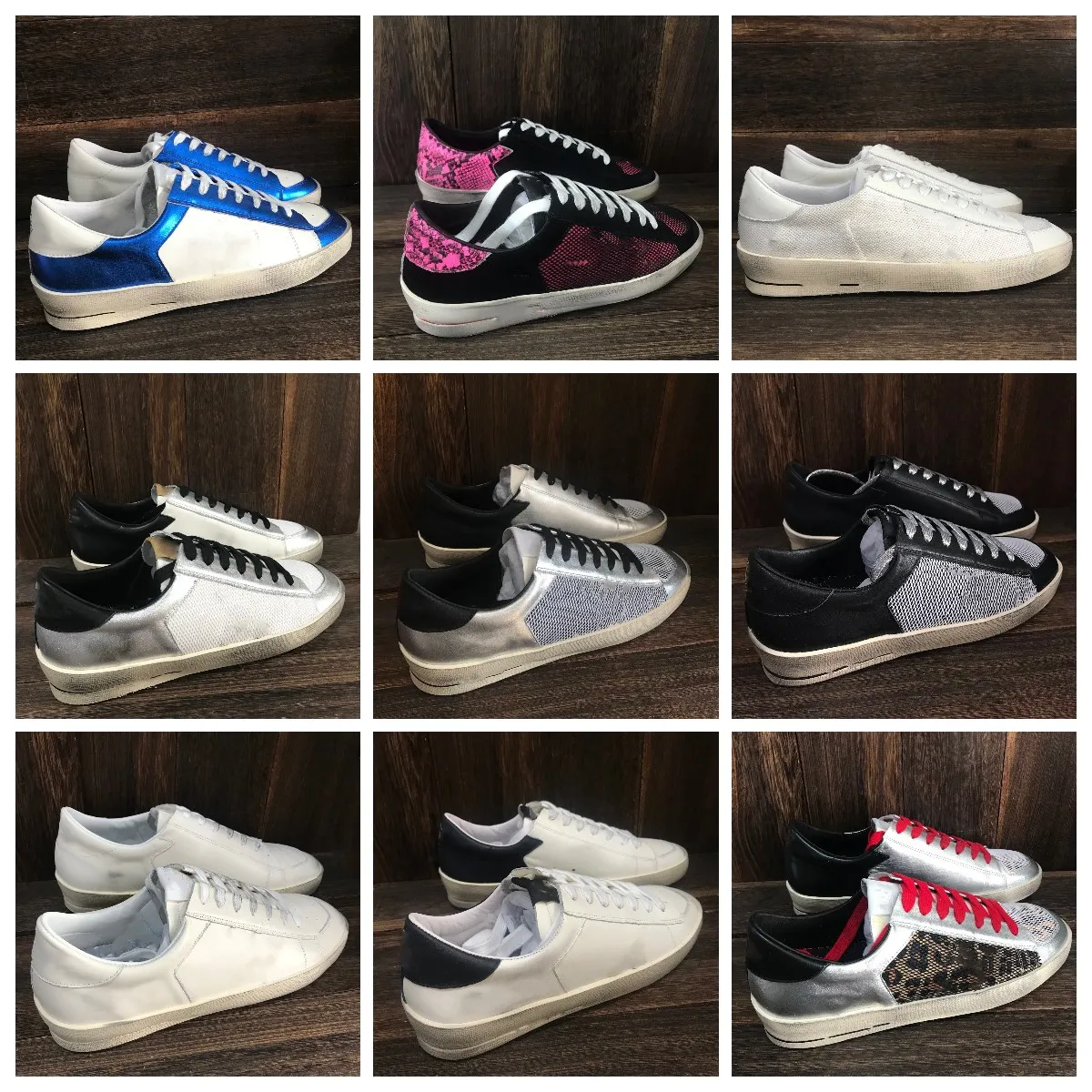 

New Release Italy Brand Women Sneakers Fashion Golden Stardan Casual Shoes Sequin Classic White Do-old Dirty Shoe Designer Superstar Tennis, Star35