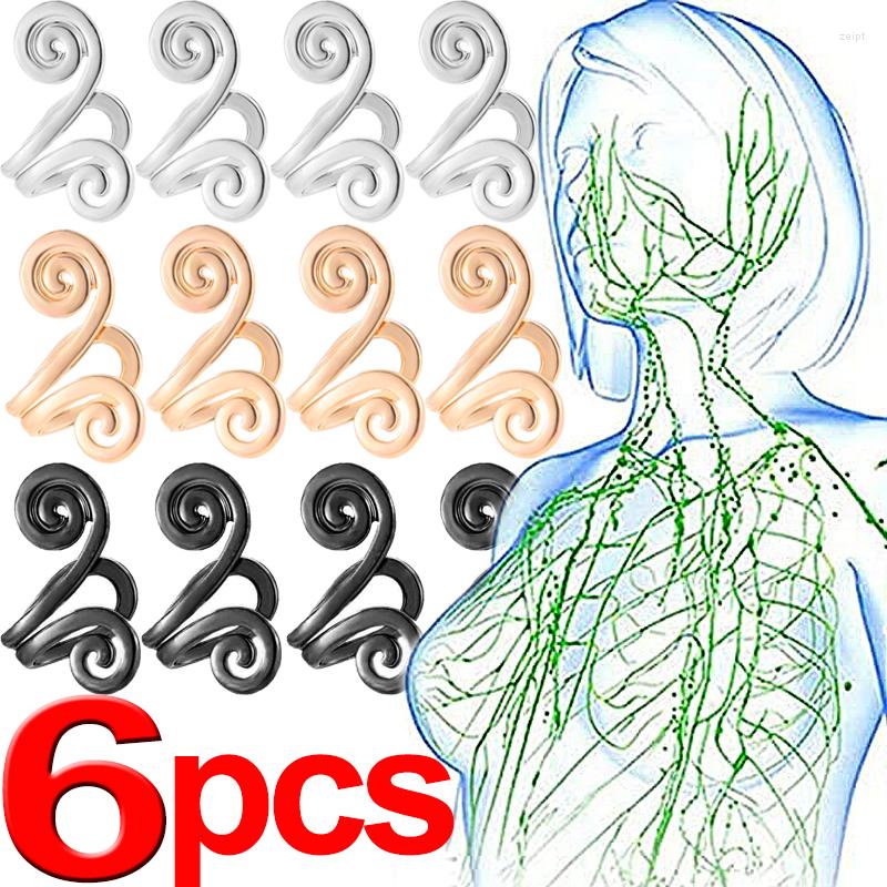 

Backs Earrings 1/6pcs Non Piercing Clip Slimming Healthcare Weight Loss Earring Healthy Stimulating Acupoints Gallstone