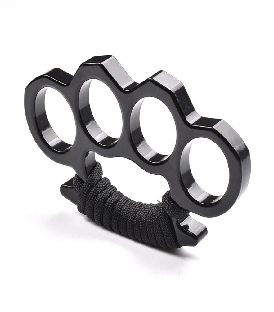 

Silver Black Thickness Steel Brass Knuckle Dusters Self Defense Personal Security Women's and Men's selfundefineddefense Pendant7183561