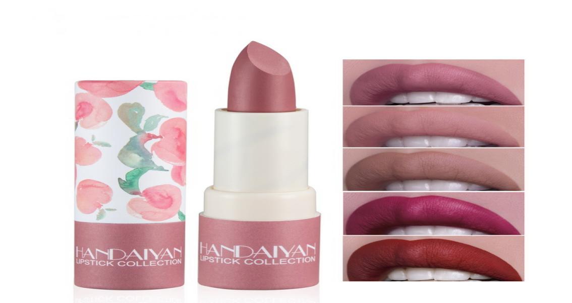 

Handaiyan Rouge a Levres Velvetine Lipstick Matte Lipsticks Moisturizer Easy to Wear Longlasting Limited Edition Makeup Valvet Ma7765792, Orange