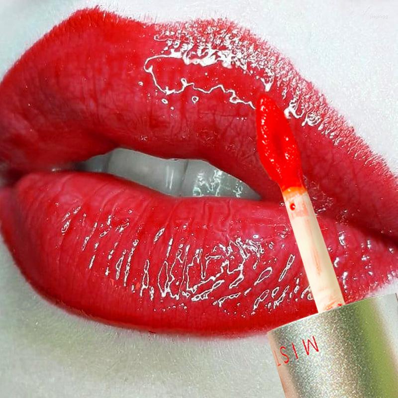 

Lip Gloss 6 Colors Aqua Mirror Glaze Waterproof Long Lasting Moisturizing Lipstick Shine Glitter Women Makeup Cosmetic, 05