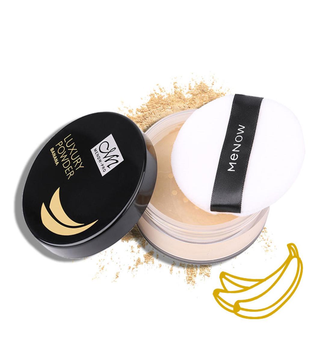 

Menow Luxury Banana Powder Oil Control Waterproof Setting Powderr MN Professional Matte Smooth Facial Makeup Loose Powderrr8032998, Light yellow