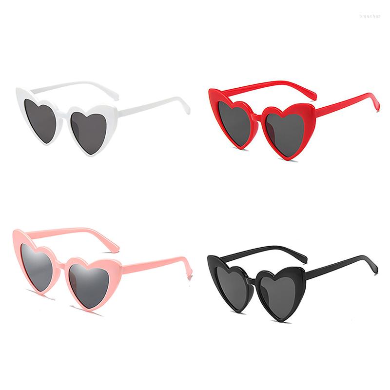 

Sunglasses Ladies Sexy Cat Eye Love Heart Retro Big Frame Personality UV400 Protection Eyewear Anti Blue