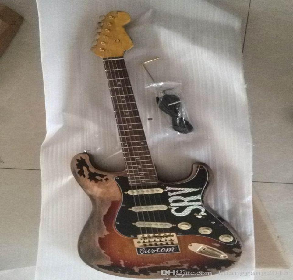 

Whole Guitar Custom Shop Masterbuilt Limited Edition Stevie Ray Vaughan Tribute SRV Number One Vintage Brown Finished 1812319656227