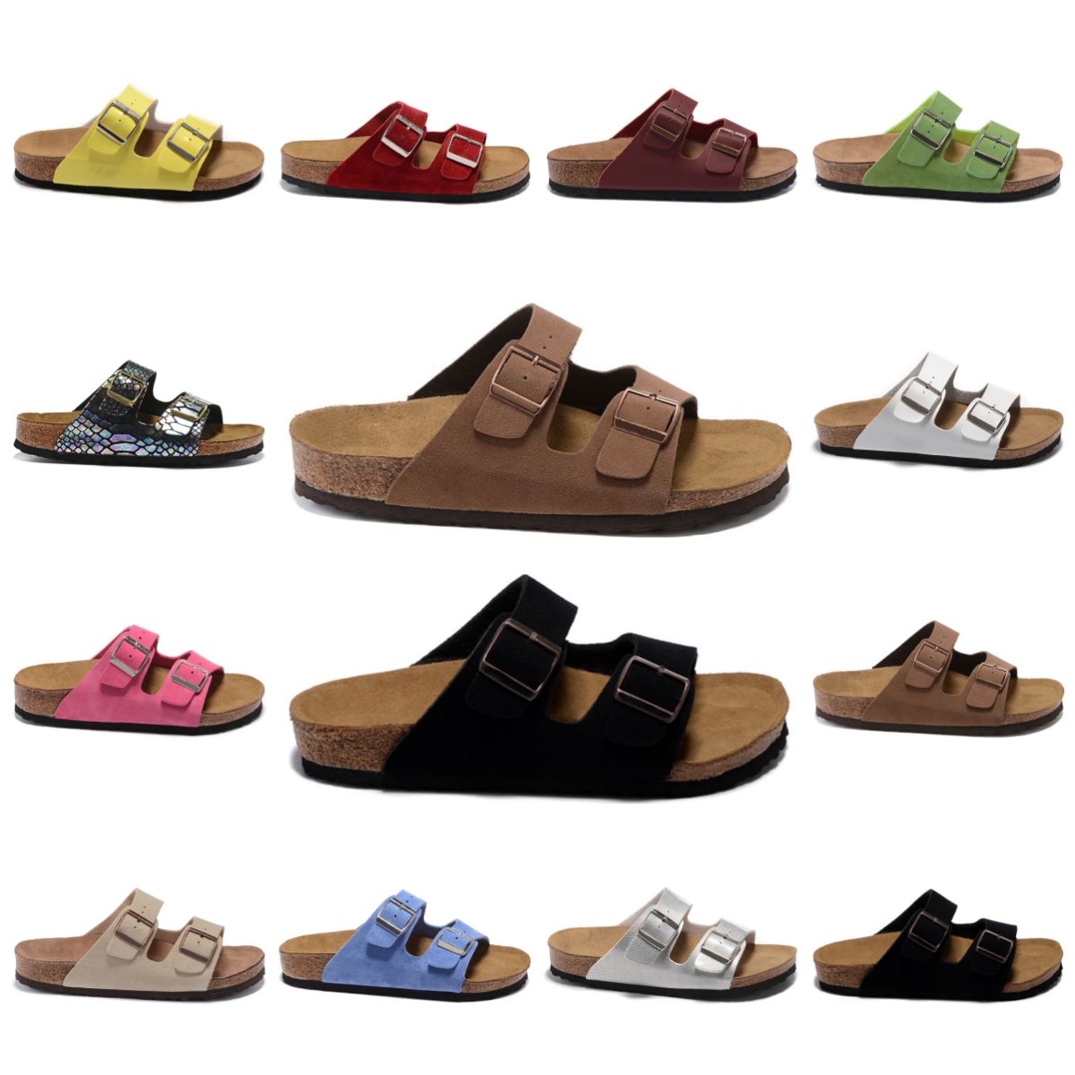 

Designer Sandals Bikens Arizona Mens Women Brown Birko-Flor Sliders Boston sliders outdoors mens Clogs Pantoufle Flip Flop Slippers 36-45, Dark grey