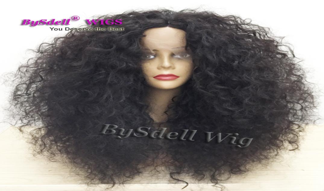 

New Arrival Big Afro Curly Hair Wig Black Woman Natural Wave Hairstyle Synthetic Lace Front Wigs for Black women4227500