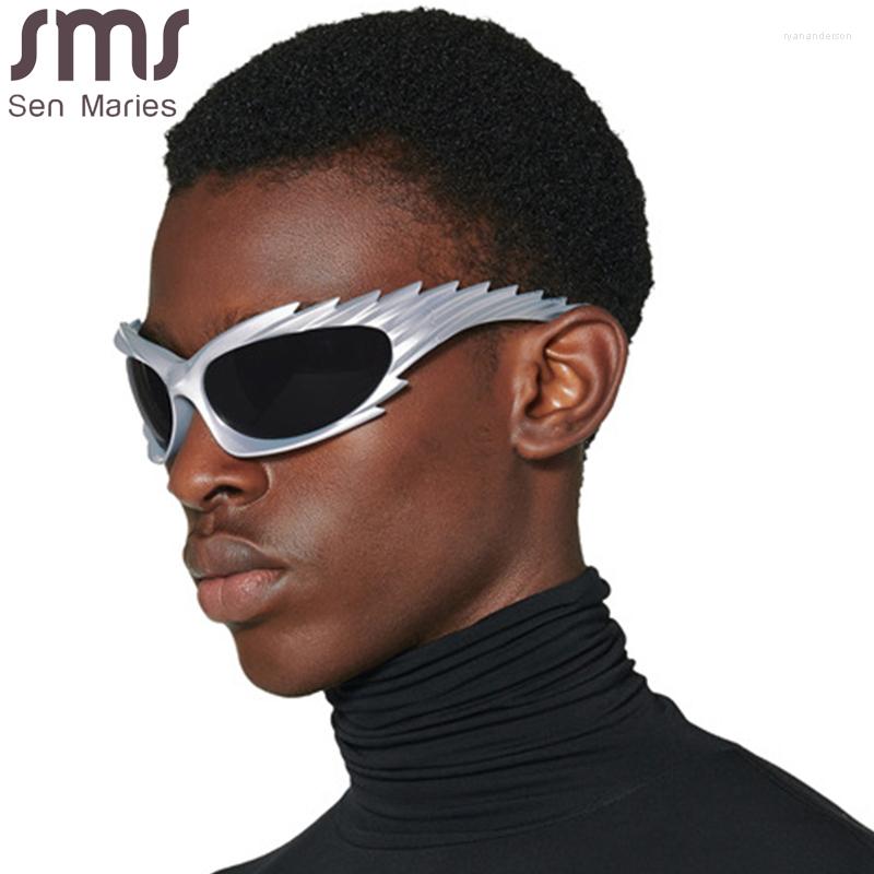

Sunglasses Steampunk Y2k Goggle 2023 Women Men Trends Punk Sun Glasses Brand Designer Eyeglasses Female UV400 Shades Eyewear