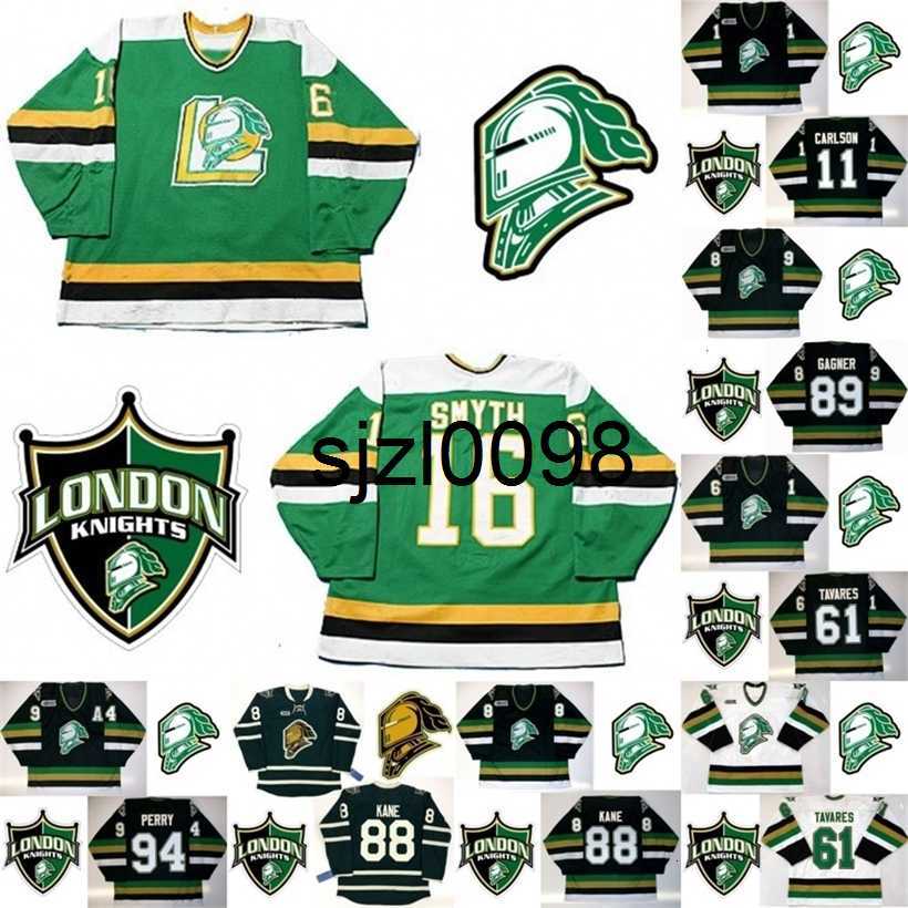 

Sj98 London Knights 8 Jason Glover 11 John Carlson 94 Corey Perry 89 Sam Gagner 41 Jason Allison 16 Brad Smyth 20 Louie DeBrusk Hockey Jersey, 91 dave bolland