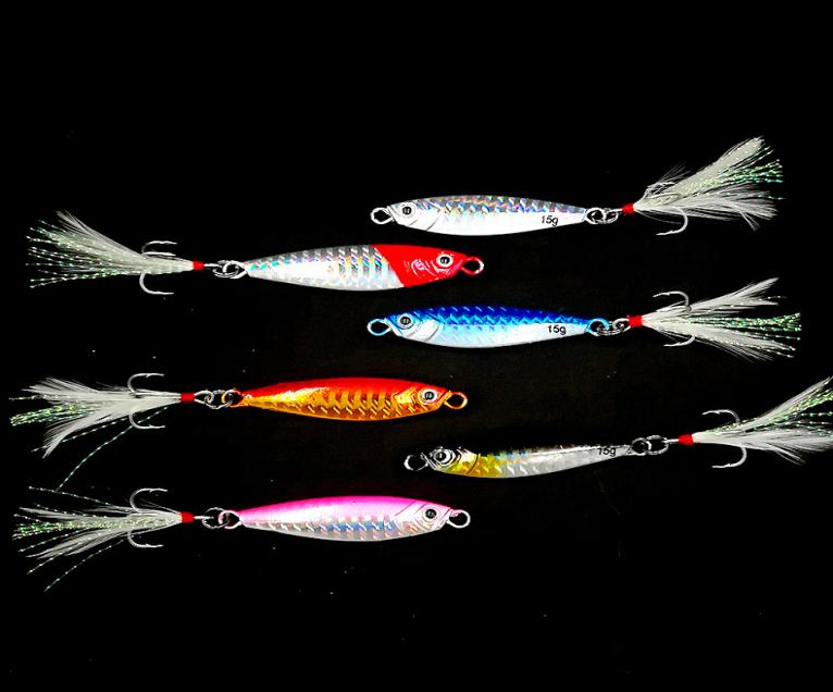 

Fishing Hooks Triple Hard Lure Fish Steel Treble Tackle Hook Fishing Barbed Hooks Jigs Lures With Feather Whole 6012907