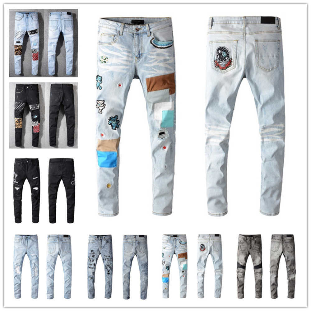 

Fashion Skinny Mens Jeans 614 Straight Slim Elastic Jean Men Casual Biker Male Stretch Denim Trouser Classic Pants Jeans Size 28-40, 866