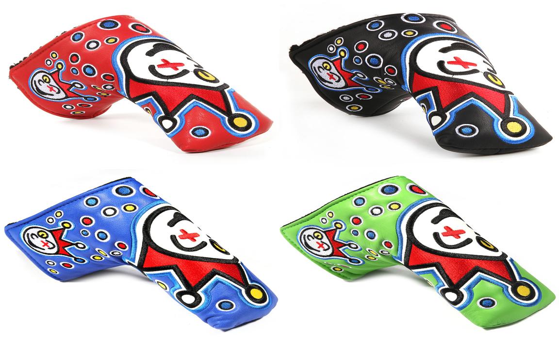 

New Golf Putter Clown Joker Cover Blade Putter Headcover Cameron Johnny Jackpot Blade Putter Scotty Headcovers1651000