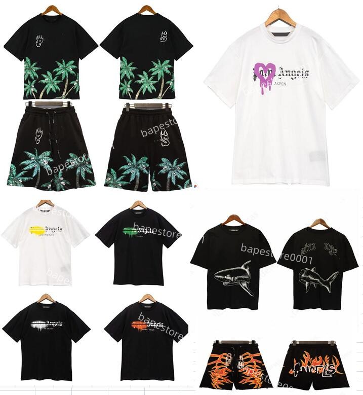 

Summer PA Men Womens palm T-shirts Mans Stylist Tee Guillotine Bear palms Printed Short Sleeve Truncated Bears Angles Tees angel t shirt 2030, Intgo879