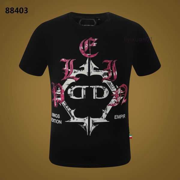 

Phillip Plain Men Designer Pp Skull Diamond Shirt Short Sleeve Dollar Brown Bear Brand Tee O-neck High Quality Skulls Tshirt Tees Tops Pp2079 19 M5VL, 15