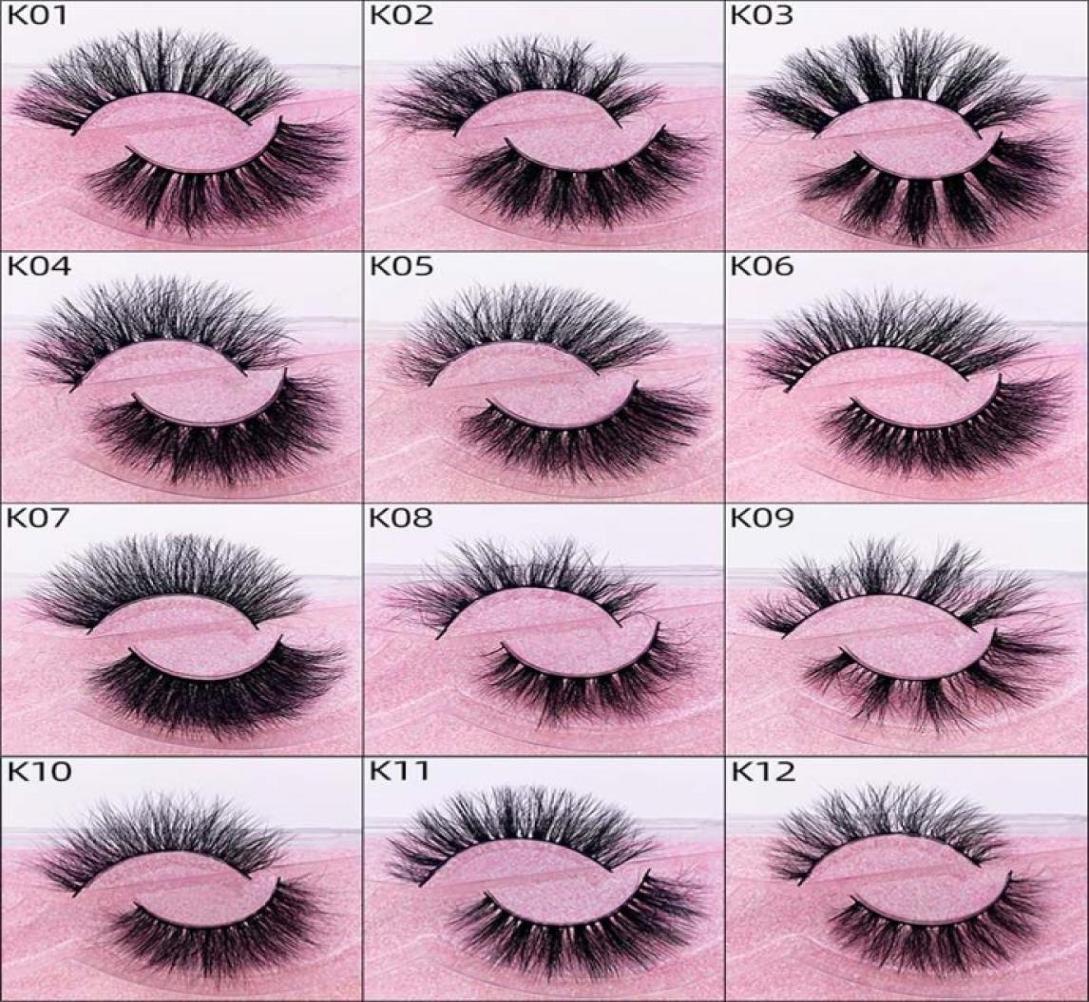 

Handmade Reusable 3D Fake Lashes Mink Curling Soft Light Natural Long False Eyelashes Extensions Eyes Makeup Lovely Packing 12 Mod8912864