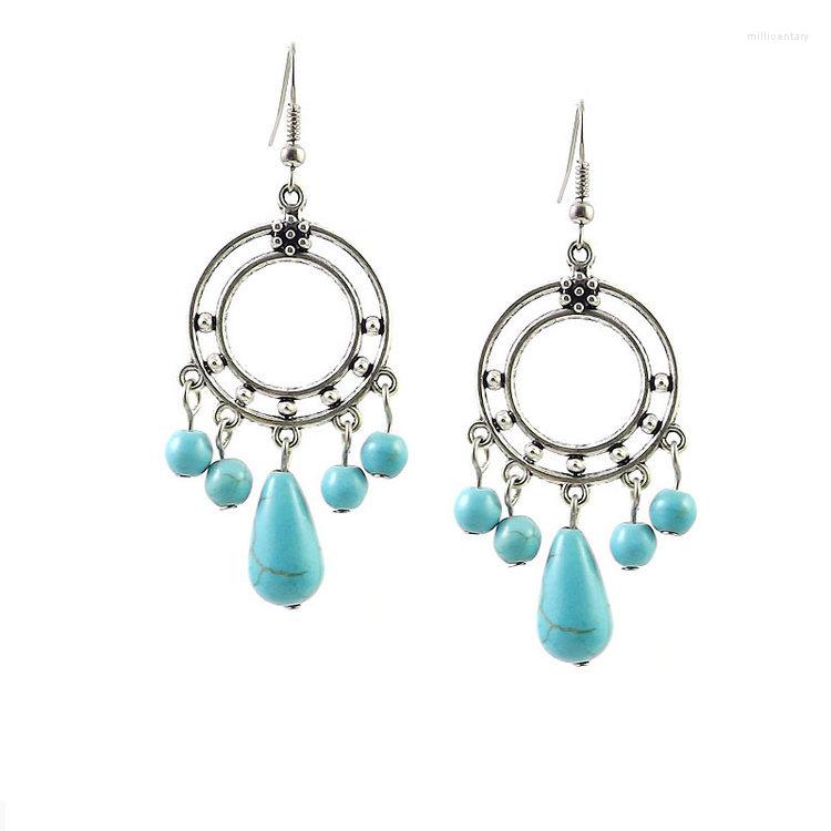 

Dangle Earrings LosoDo 2023 Trendy Personality Creative Wild Ethnic Style Jewelry Bohemian Retro Geometric Round