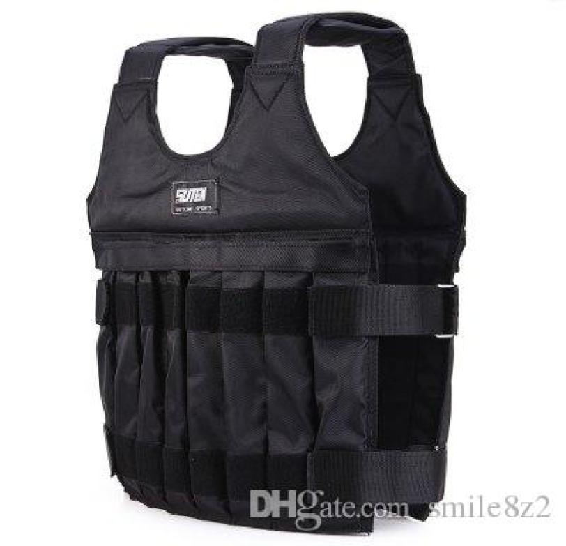 

Gym Exercise Adjustable Body Building Weight Vest Fitness Physical Boxing Unisex Outdoor Training Solid JacketB8409222