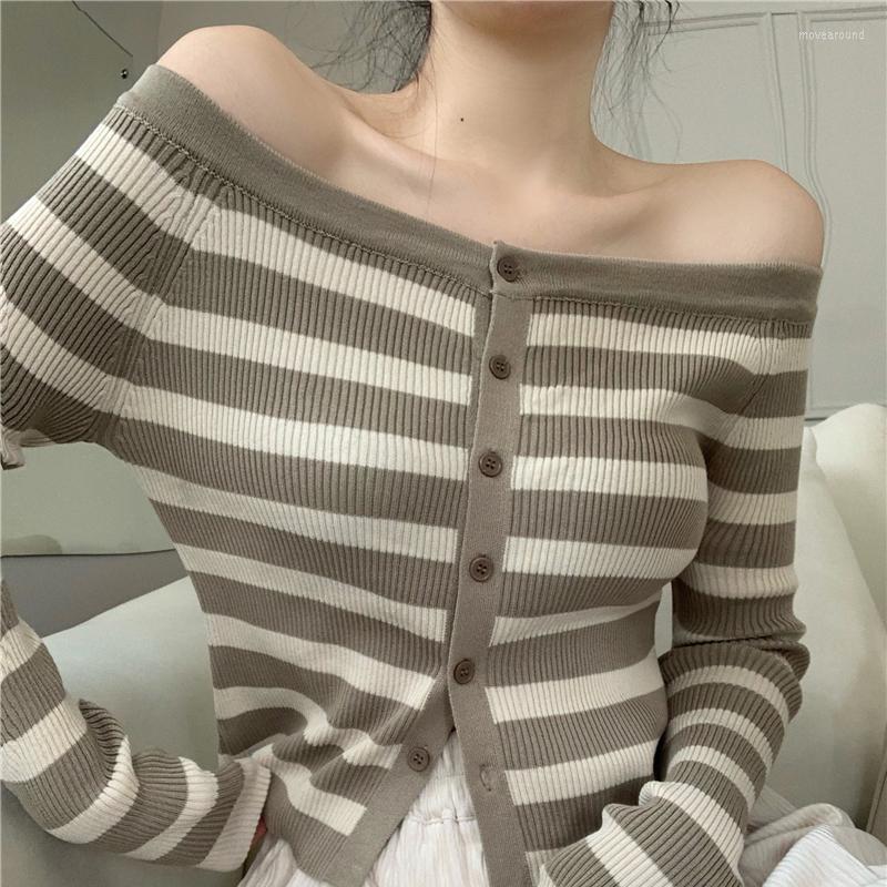 

Women's Knits Fall 2023 Women Selling Crop Top Sweater Cardigan Korean Fashion Netred Casual Knitted Tops Drop Vy11877, Green