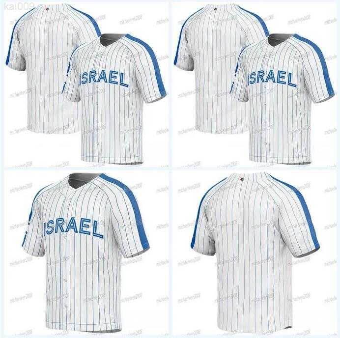 

2023 Baseball Israel Jersey 59 Jake Bird 54 Richard Bleier 96 Brandon Gold 64 Dean Kremer 80 Kyle Molnar 77 Bubby Rossman 25 Robert Stock 57 Zack Weiss, Colour