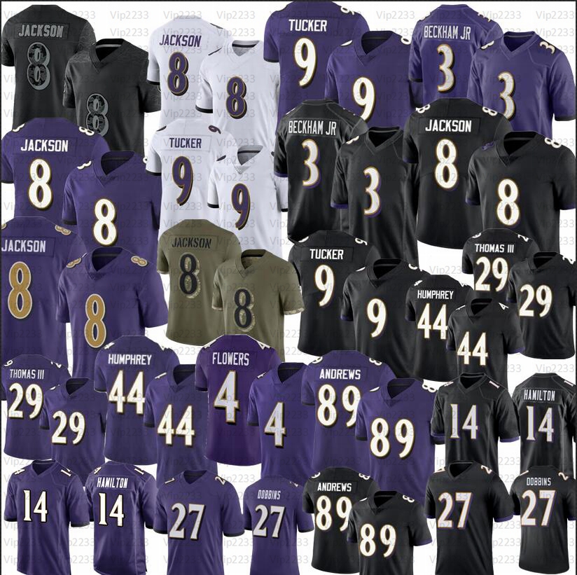 

Lamar Jackson Ravens Mark Andrews Football Jersey 4 Zay Flowers Justin Tucker Marlon Humphrey J.K. Dobbins Patrick Queen Kyle Hamilton Odell Beckham Jr, Women