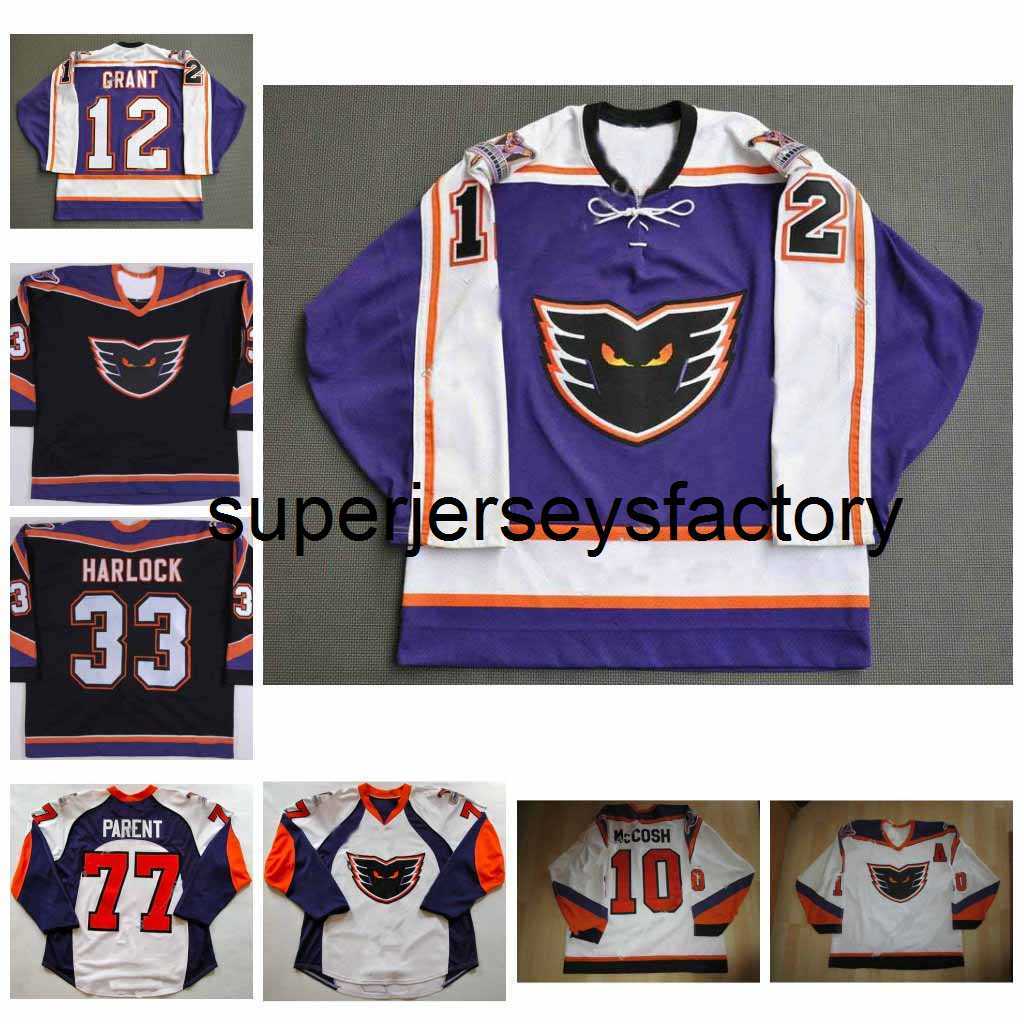 

Sup Vintage AHL Philadelphia Phantom 33 David Hallock 77 PARENT 13 PROSPAL 37 Jeff Carter 19 Claude Giroux 29Frank Bialowas Custom Hockey Jersey, Color and style