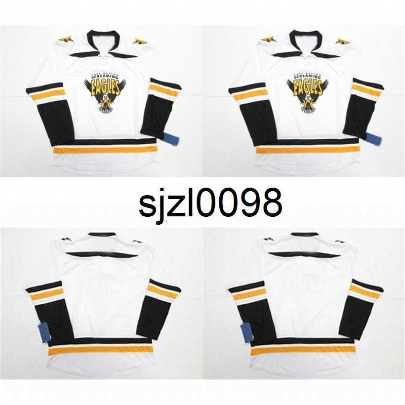 

Sj98 Customize Cape Breton Screaming Eagles Jersey Mens Womens Youth 100% Embroidery cusotm any name any number Hockey Jerseys