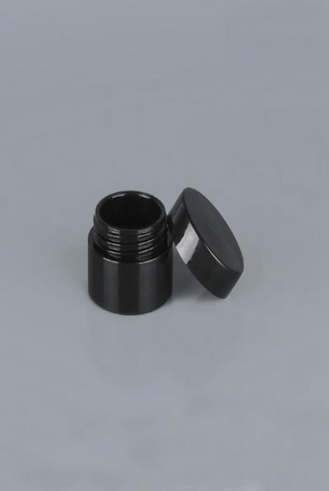 

Black Empty 5 Gram 5ML Plastic Pot Jars Cosmetic Sample Empty Container Screw Cap Lid for Make Up Eye Shadow Nails Powder RRD30535588970