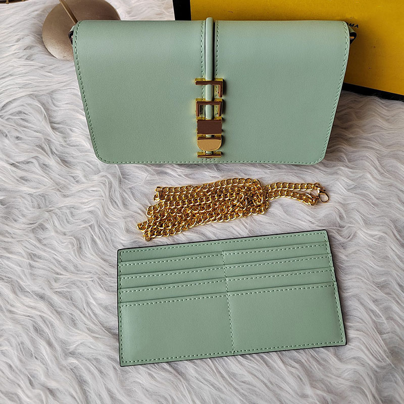 

Luxury leather Stuff Sacks Flip Mini Handbag women Detachable Chain Shoulder Strap three-piece Set designer belt bag sacoche trapstar S076