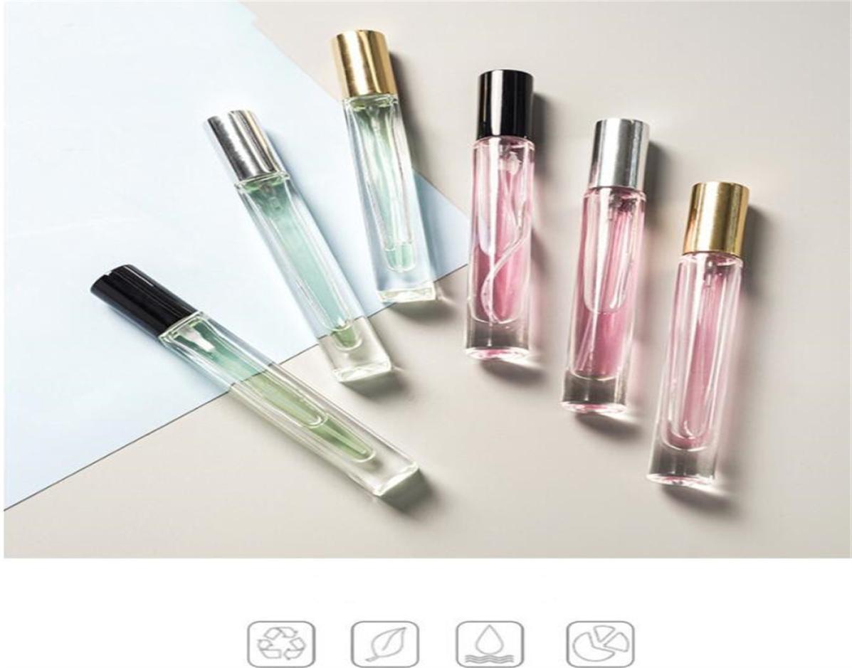 

Travel Perfume Bottle Atomizer 10ML Refillable Bottles with Metal Aluminum Cap for Colognes Sample Container3364767