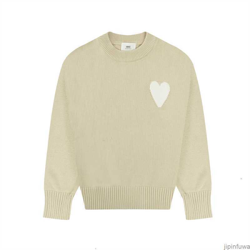 

Amis Paris Fashion Designers Amies De Coeur Sweater Man Woman Sweaters Embroidered a Heart Pattern Long Sleeve Clothes Pullover Nzav