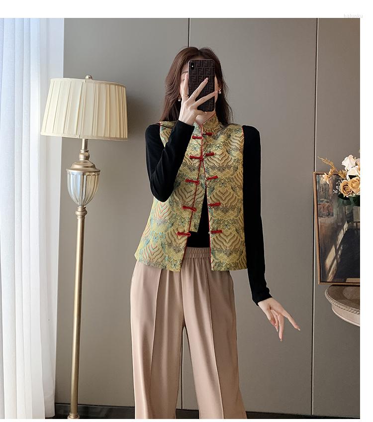 

Ethnic Clothing Year Chinese Costume Women Weskit Waistcoats
