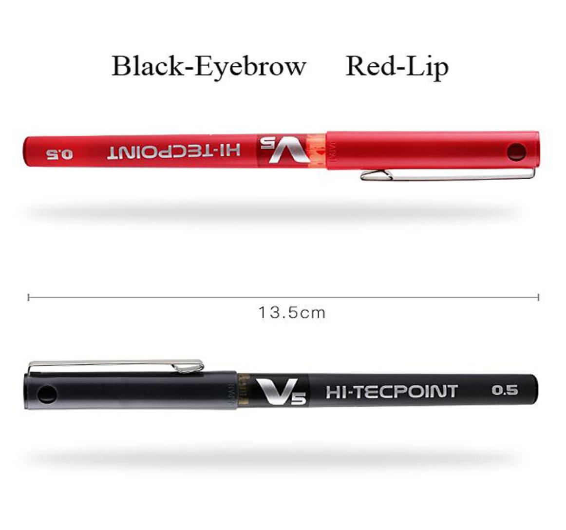 

High Quality Permanent Makeup Cosmetic Tools 05MM Tattoo Skin Marker Pen For Microblading Eyebrow Accessories4689544