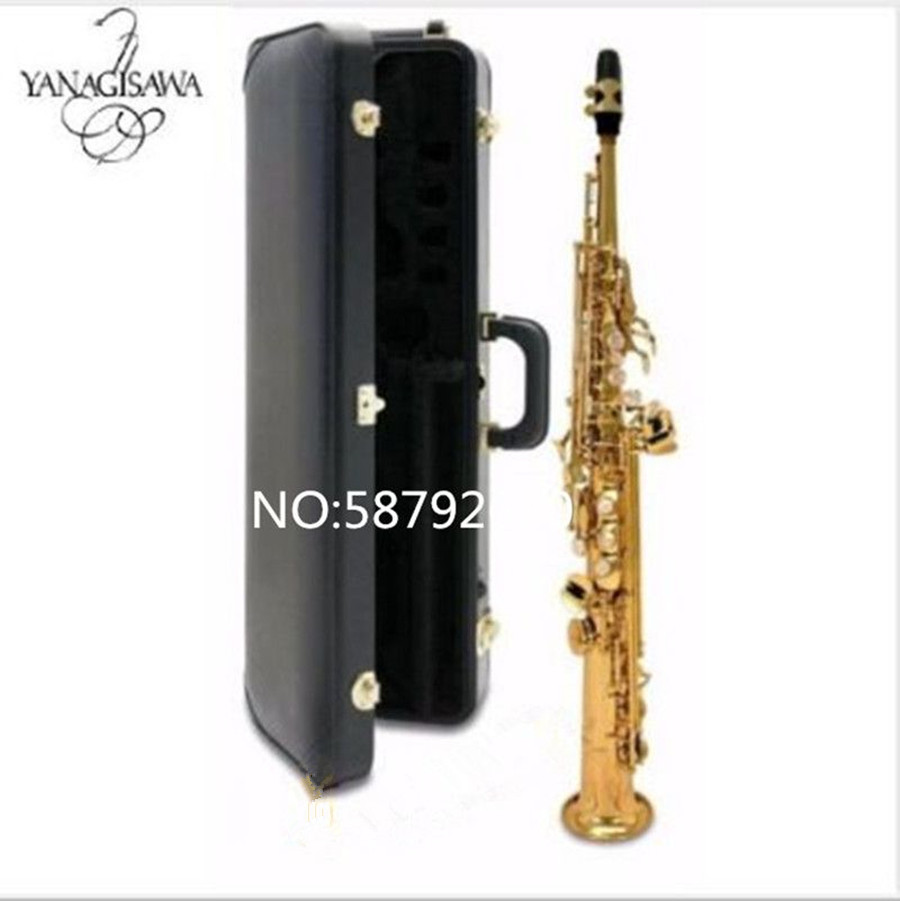 

New Soprano saxophone Japan YANAGISAWA S901 B Flat Straight Soprano sax High quality musical instruments professional With Case