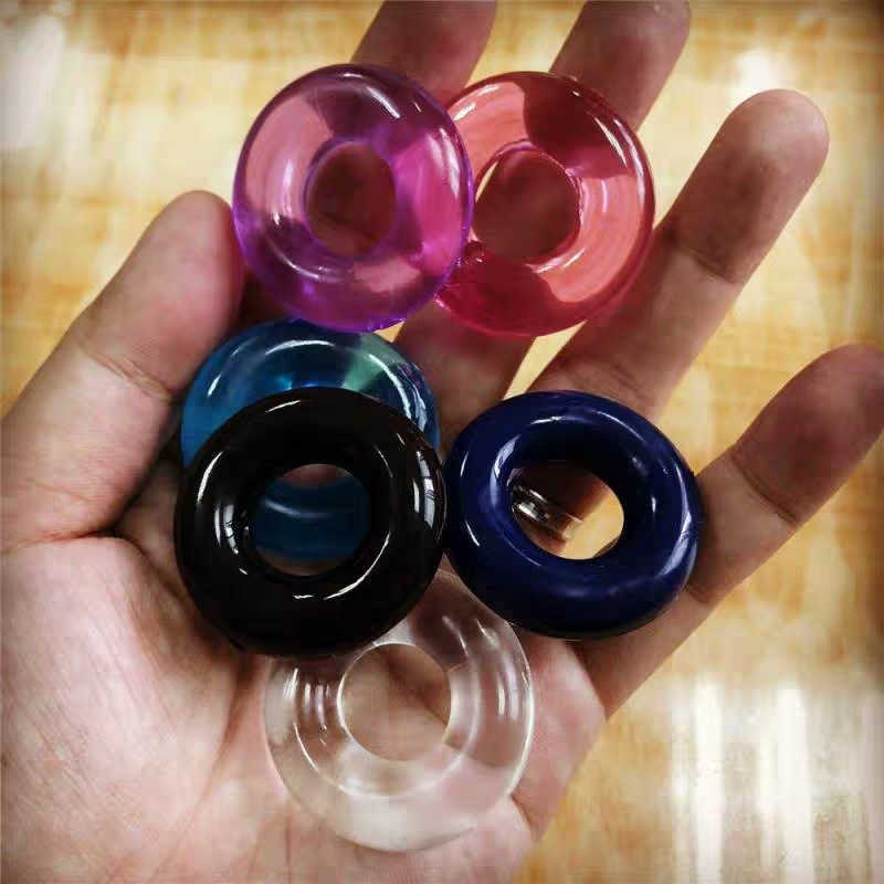 

Sex Toy Massager Silicone Durable Penis Ring Adult Men Ejaculation Delay Chastity Cock Rubber Rings Enlargement Toys for Male