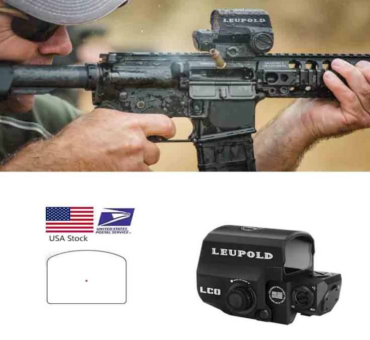 

LEUPOLD LCO Red Dot Holographic Reflex Sight Fit All 20mm Rail Mount Outdoor Hunting Scope Rifle Collimator Sights1480428