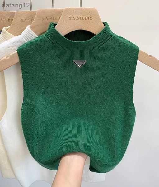 

Designer Vest Sweater Women Vests Sweaters Spring Fall Loose Letter Round Neck Pullover Knit Waistcoats Sleeveless Top Waistcoat Jumper Woman Plus Sizes-xl 6 Wmnq